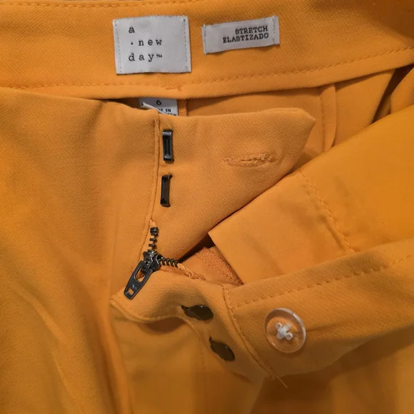 Bright Orange High-Waist Shorts - Picture 2 of 5